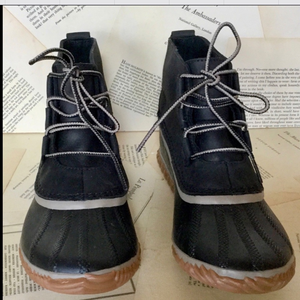 Sorel Leather Rubber Waterproof Lace Up Boot 40/9 - Picture 4 of 6